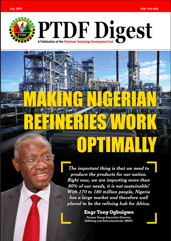 Front cover of the PTDF publication titled: undefined