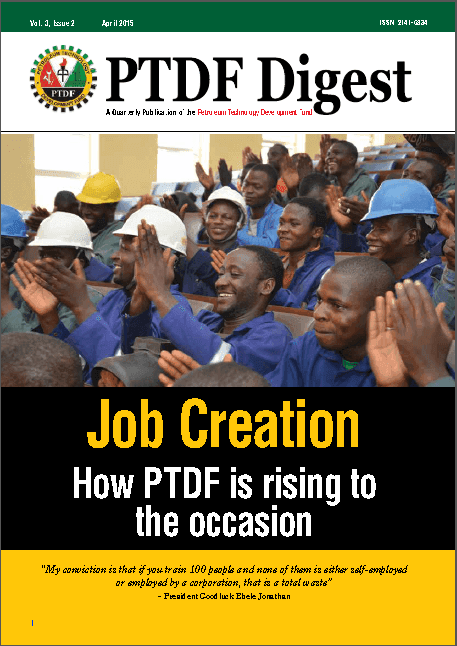 Front cover of the PTDF publication titled: undefined